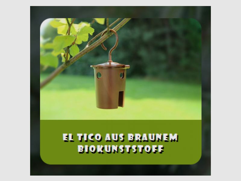 El Tico Bio Vaporizador marrón - Marder, topo, caza menor, jabalí, mapache, avispas, ...