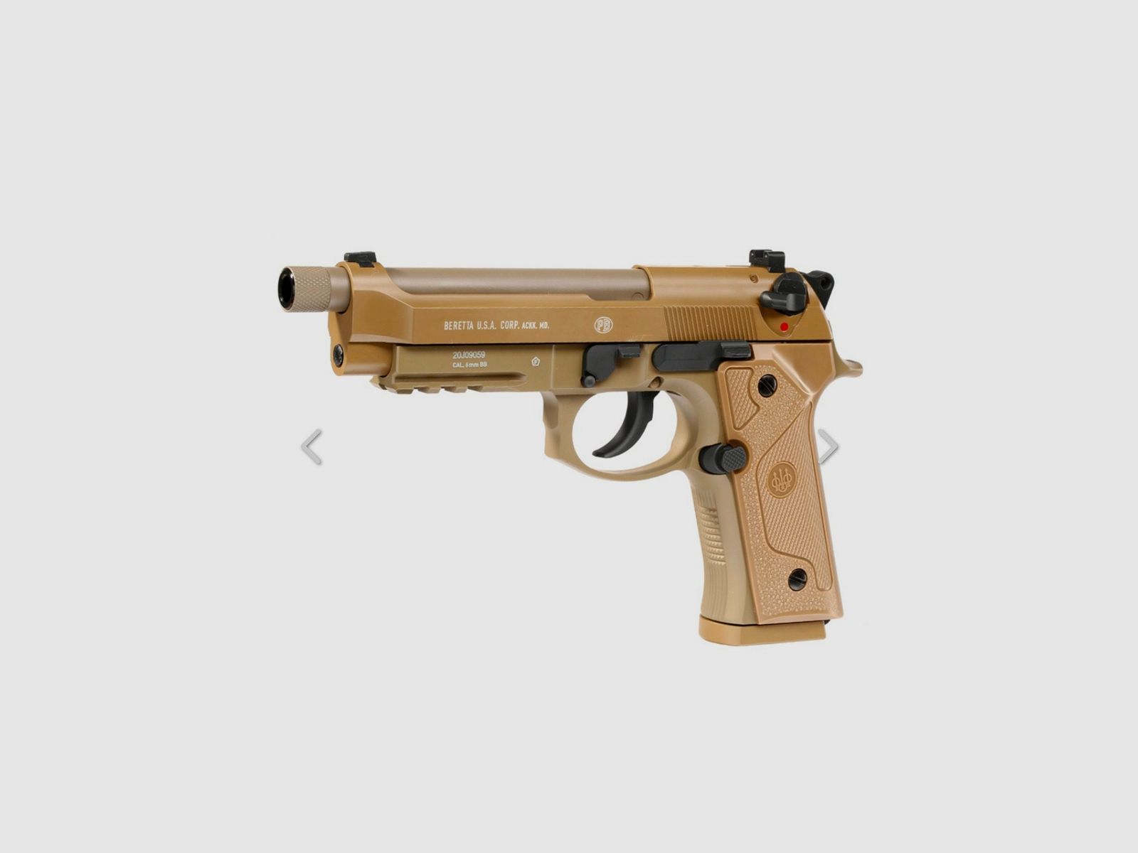 KWC Beretta M9A3 Vollmetall CO2BB 6mm BB Flat Dark Earth