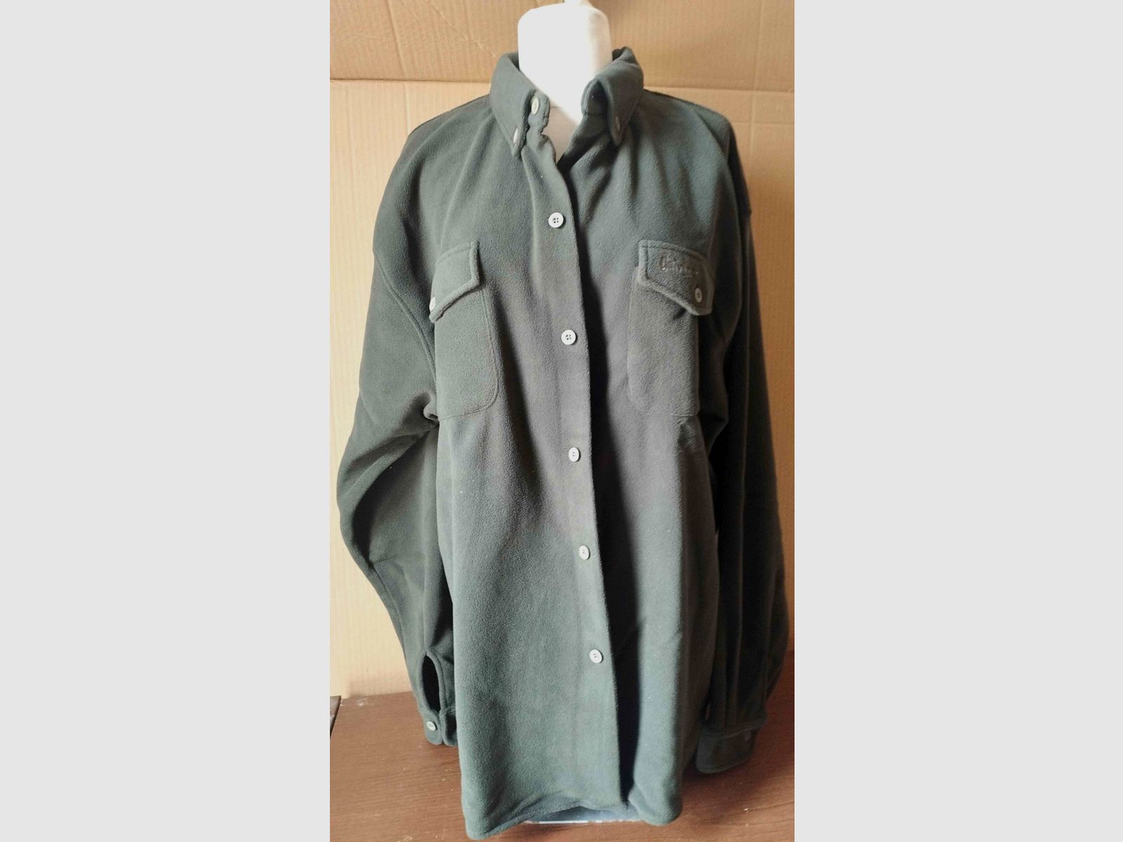 CHEMISE POLAIRE UNIVERSELLE VERTE AVEC 2 POCHES Taille XXL, image 2 sur 5