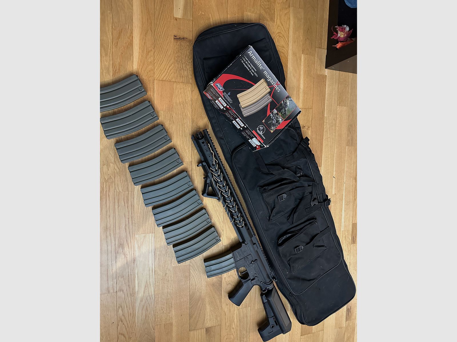 Krytac LVOA mit Magazinen, Tasche und Griff