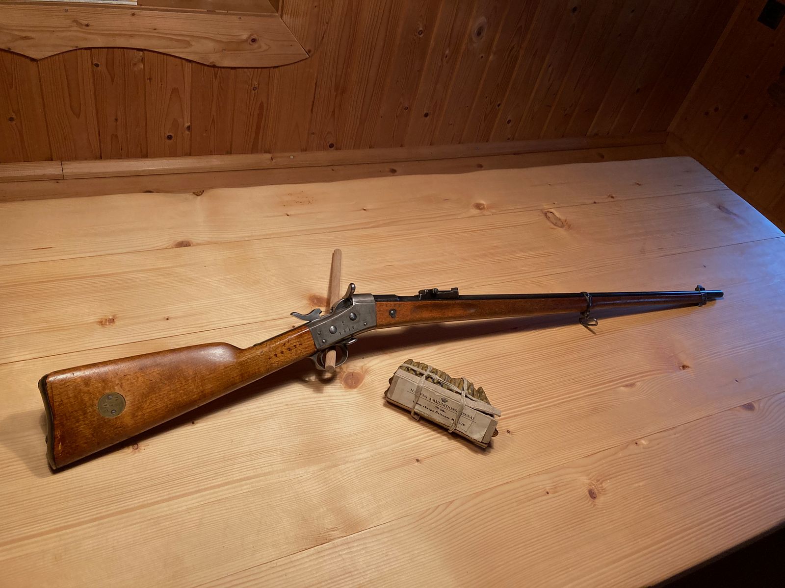 Schweden Rolling Block 8x58R Danish Krag 1872 Sammlermunition