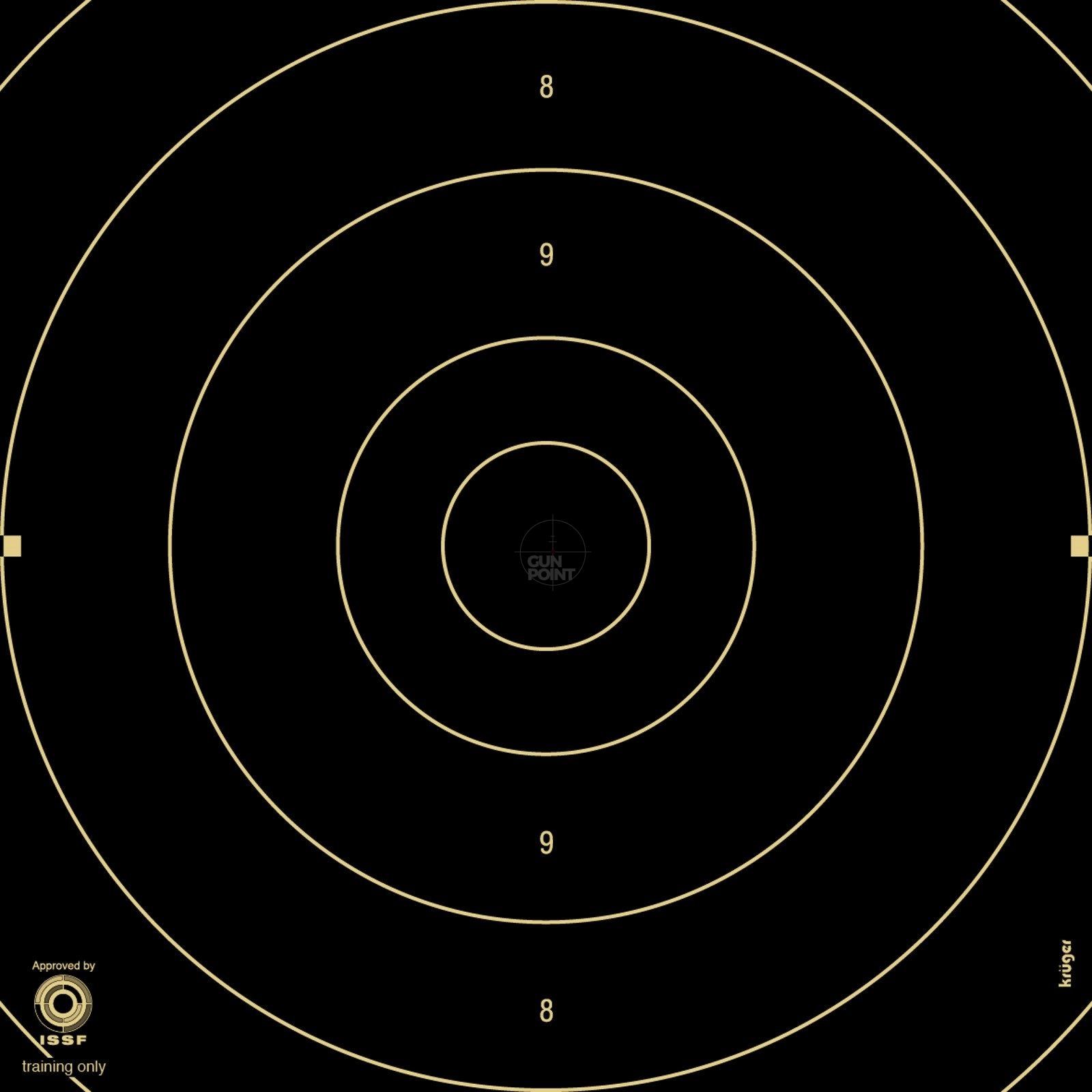 Schnellfeuer-/Duell - Spiegel 26 x 26 cm - 250er Pack