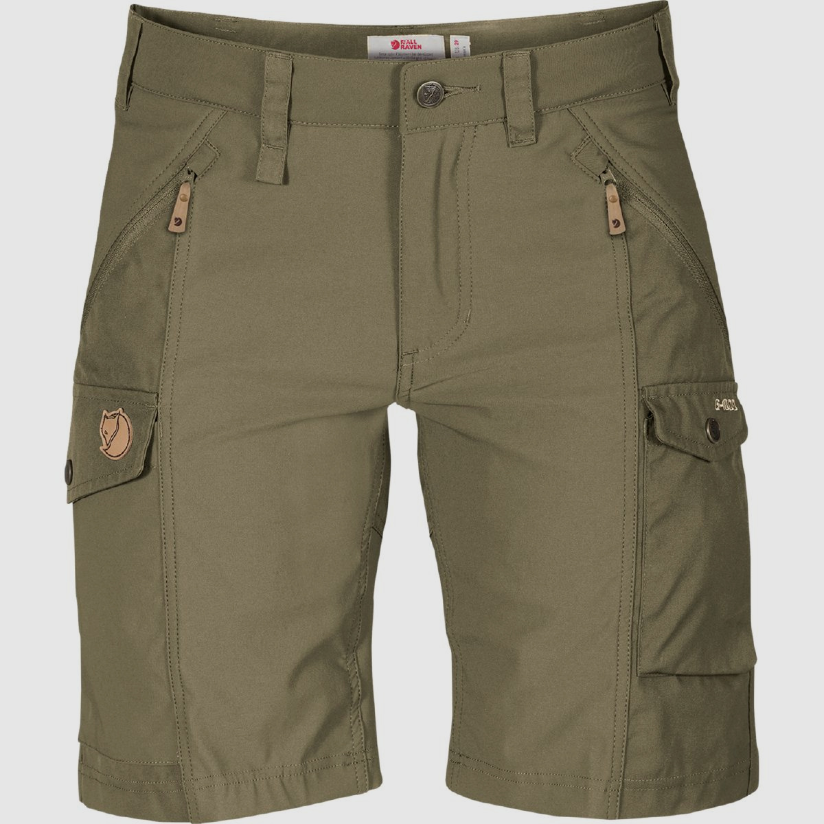 Fjäll Räven Shorts Nikka Curved  Light Olive