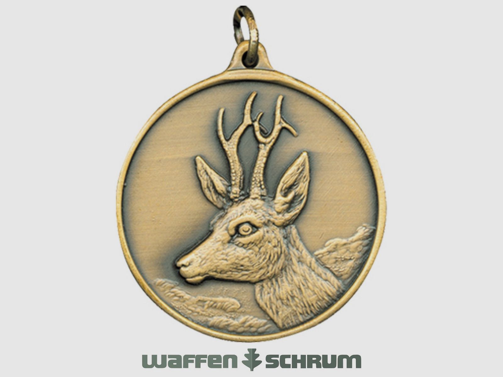 Steinhauer&Lück Jagdmedaille Bock 40 mm Bronzefarbig