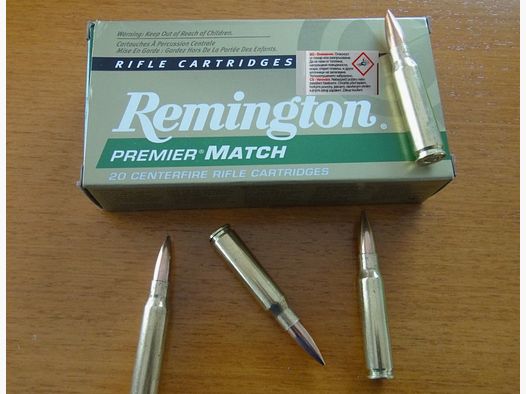 Remington Remington Premier Match .308Win. 10.9g/168grs.