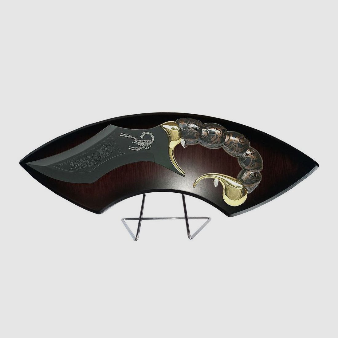 Fantasy Dolch Skorpion mit Tischständer