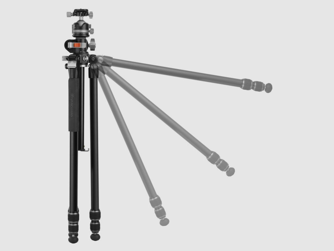 Vanguard Veo 5+ 263ALBS - Trípode de aluminio con columna multiángulo, rótula de bola de doble eje, imagen 6 de 23