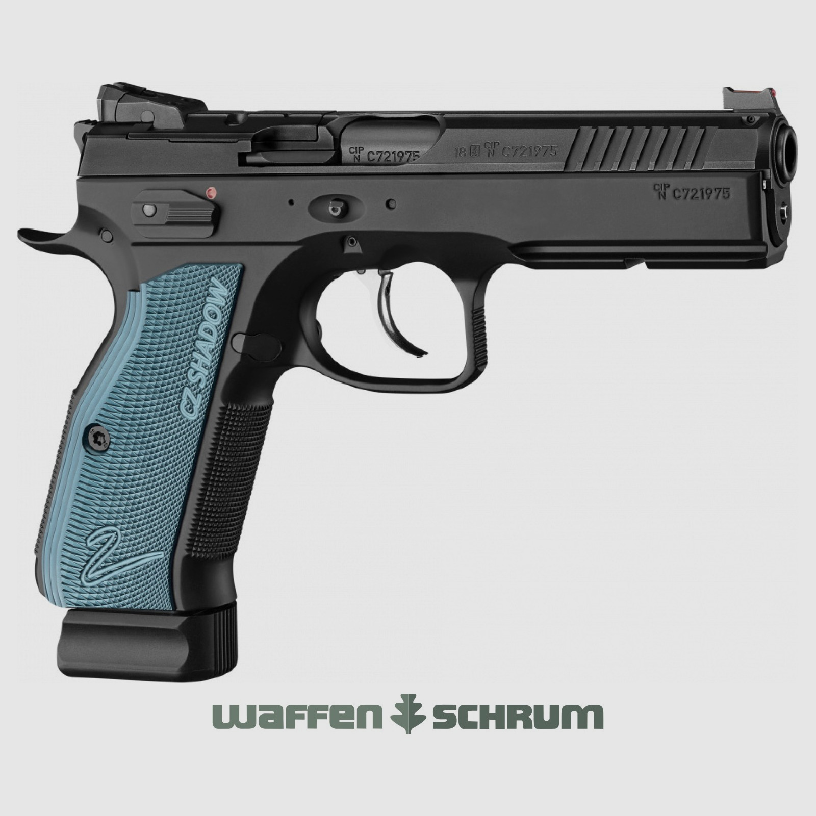 CZ CZ75 Shadow 2 OR Schwarz/Blau Double Action