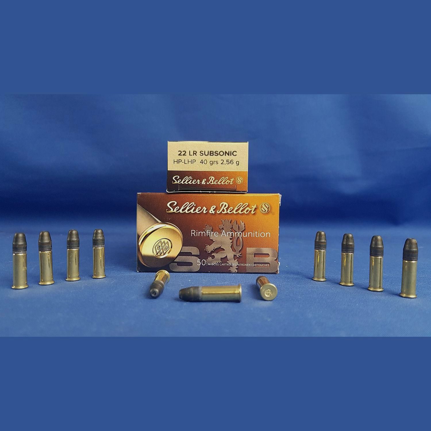 Sellier&Bellot .22 Long Rifle Subsonic 40grs 2,56g