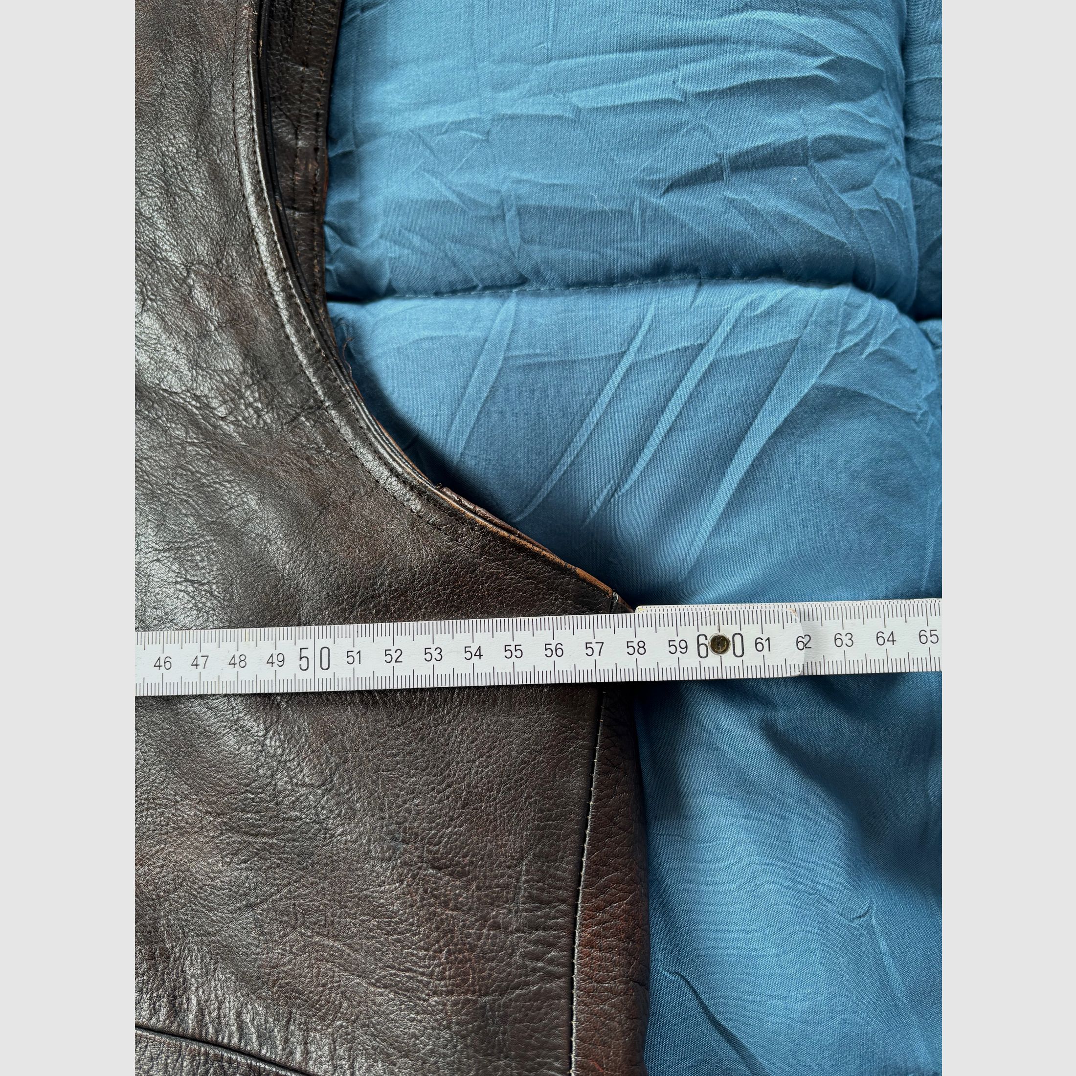 Gilet in pelle Sean Connery Allan Quatermain Safari Weste