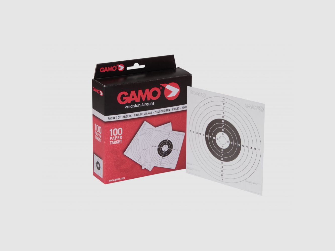 100 GAMO-schietschijven