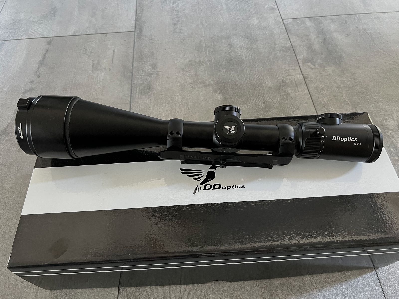 Merkel Helix Speedster, DDoptics NFX V6 2,5-15x56, Burris Thermal Clip-On V2