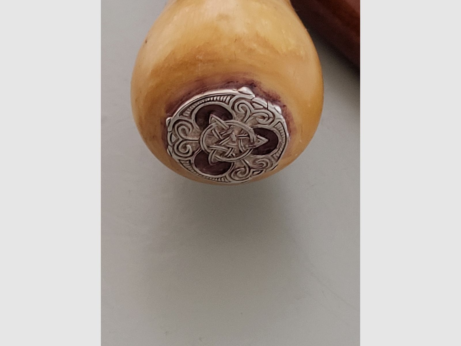 Spazierstock - Schwert  - 800 Silber - Biedermeier - 1850er Jahre 