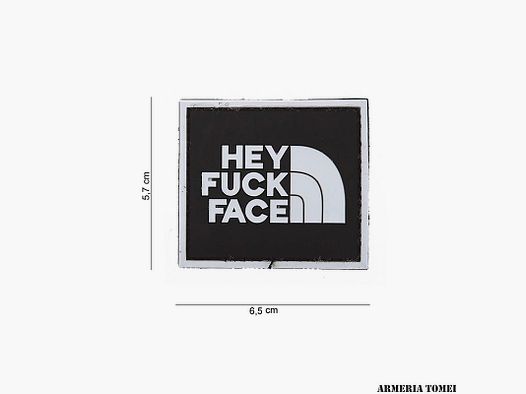 PATCH – TOPPA 3D PVC 4 HEY FUCK FACE #12044