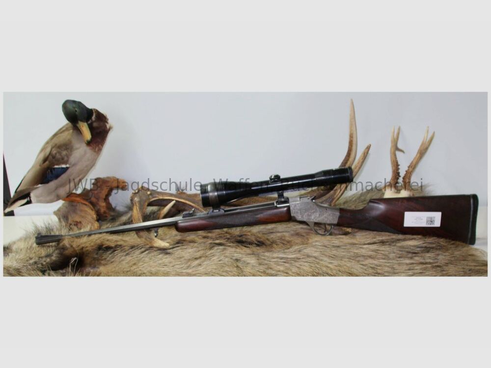 Carabina Stoermer con cañón octogonal 6,5x68R