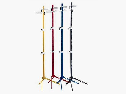 Soporte de rifle de tres patas Gehmann, soporte Gehmann rojo anodizado