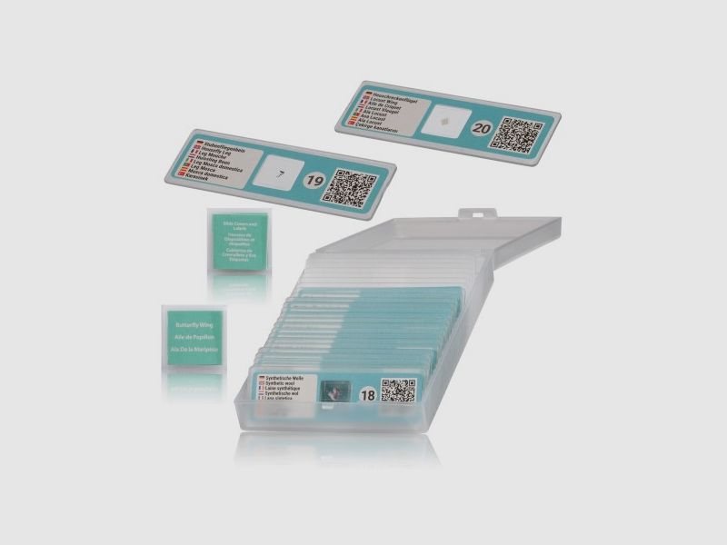 BRESSER JUNIOR 40-640x Mikroskop mit intelligentem Zubehörset und QR-Code für zusätzliche Informationen, Bild 13 von 15