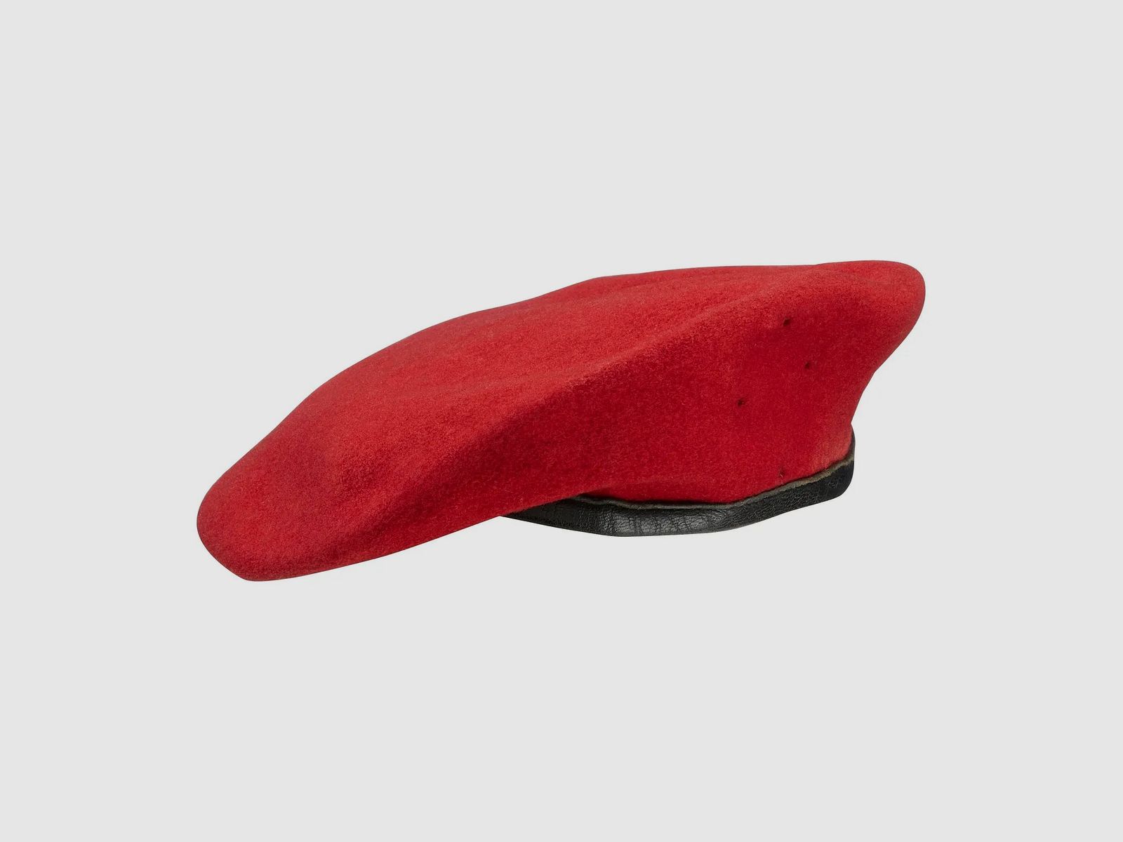 Bundeswehr Original BW Barett korallrot gebraucht