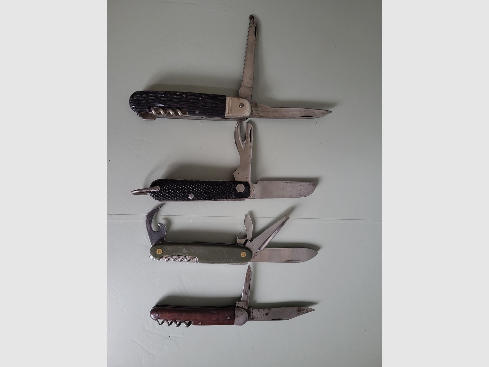 2 WK Militär - Soldaten Taschenmesser - Deutschland - England - USA - 1943er Jahre