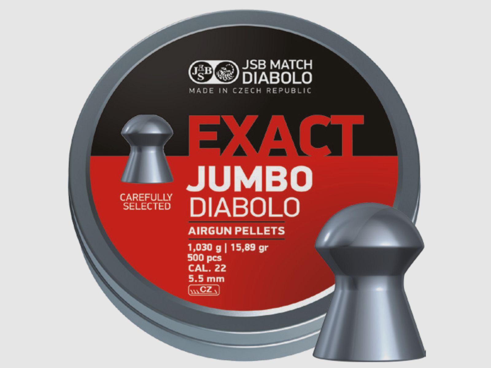 JSB Exact Jumbo, Kal. 5,5mm, 1,03g,