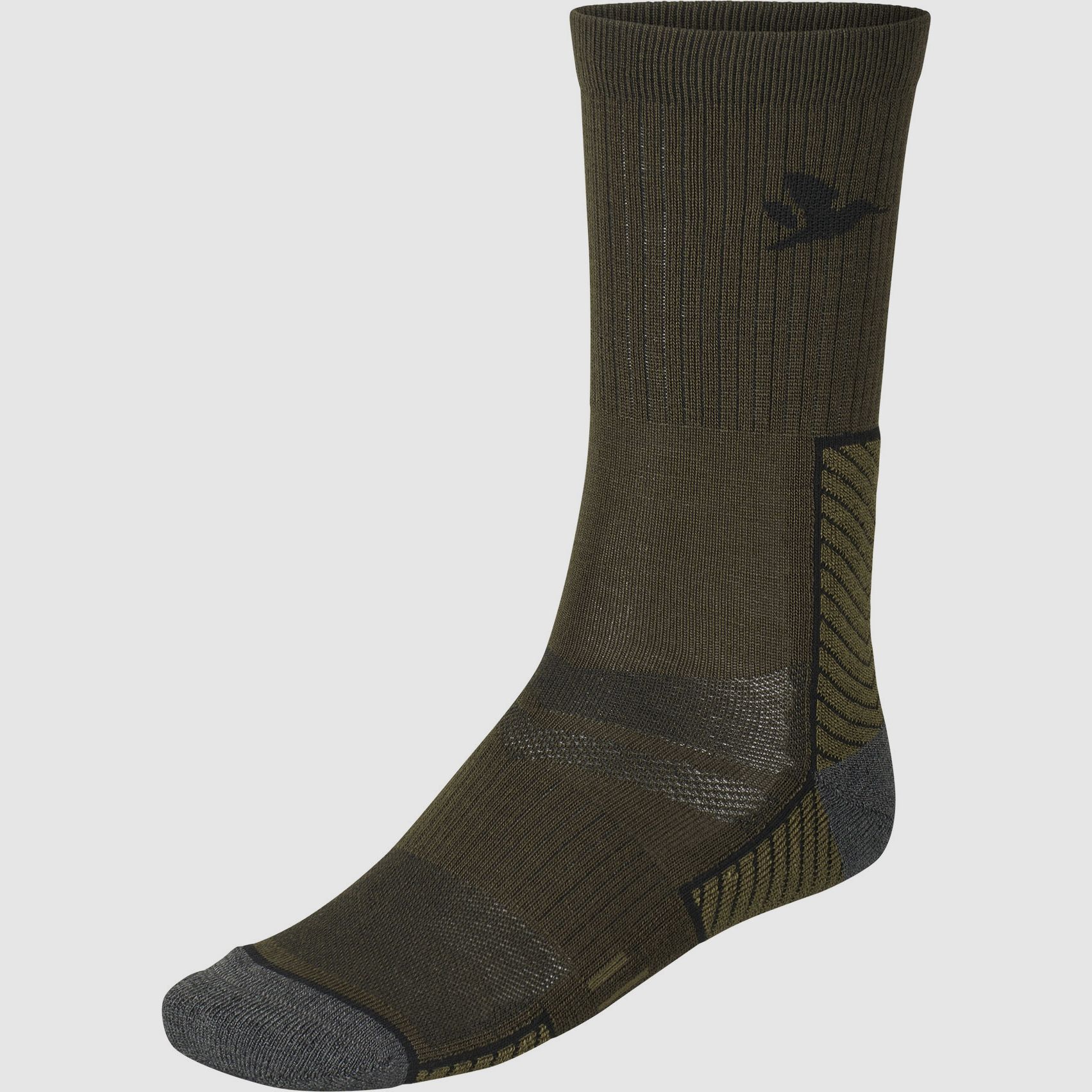 Seeland Socke Field Merino 2er Pack Pine Green/ Military Olive