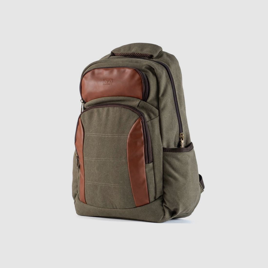 Rucksack aus Canvas und Eco-Leder 20L, Bild 1 von 5
