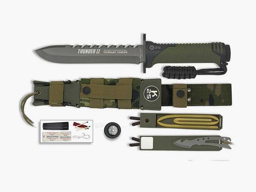 Couteau K25 Thunder II camo vert