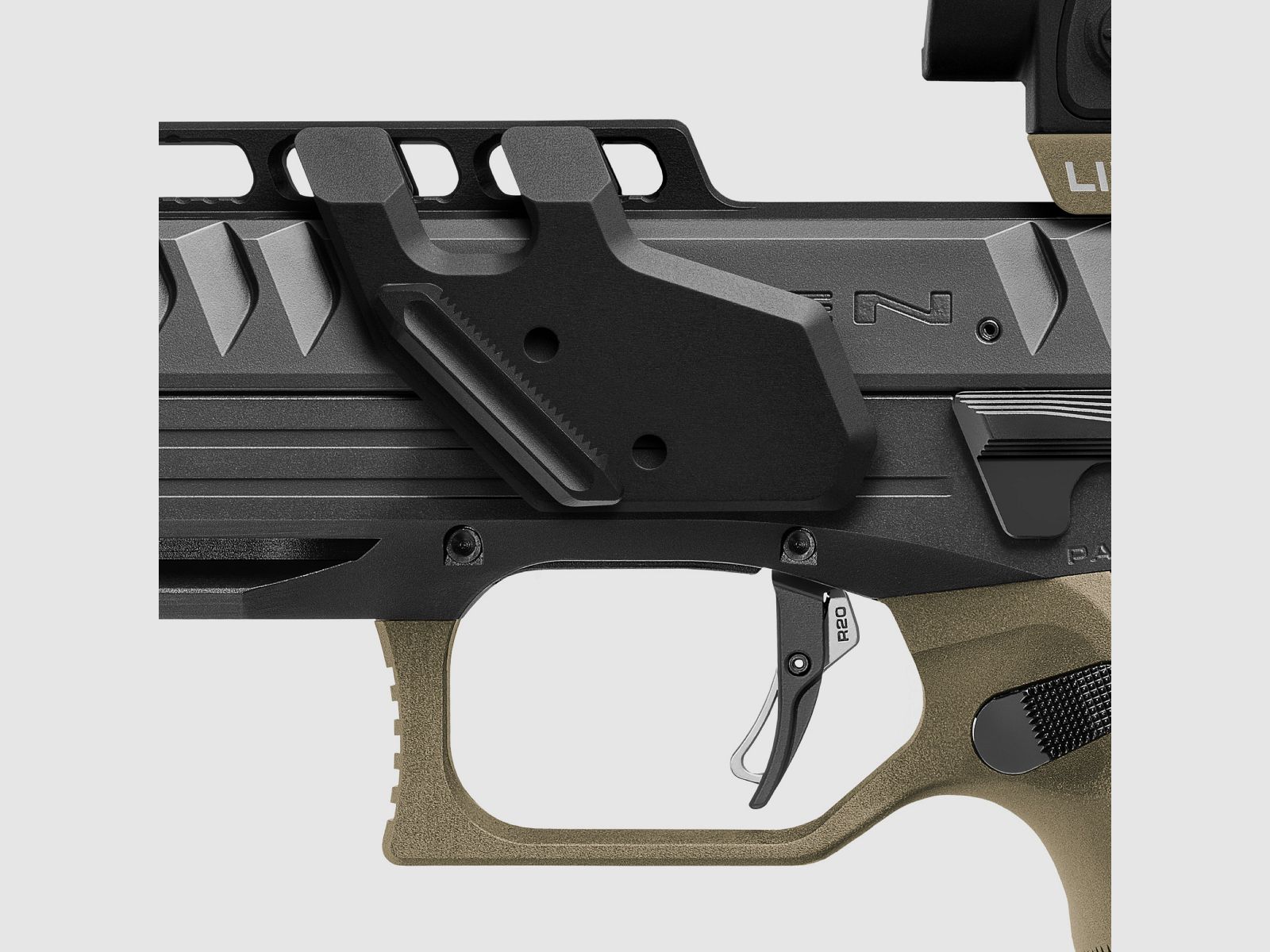 Laugo Arms Pistole Alien 9 x 19 Grün Limited optics, Black/Green, ohne Magazin, Bild 8 von 12