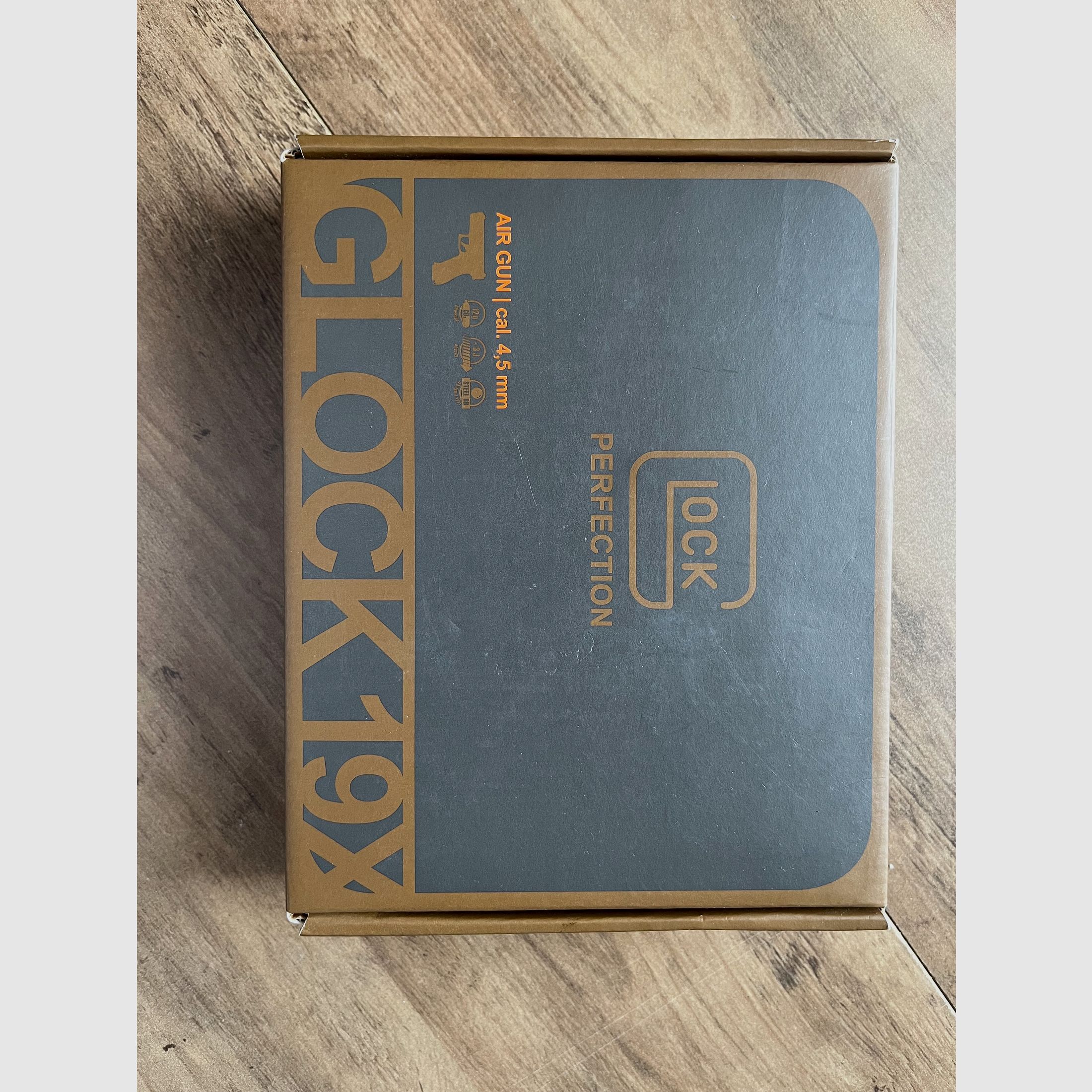Glock 19X CO2 luchtpistool kal. 4,5mm BB blowback coyote tan
