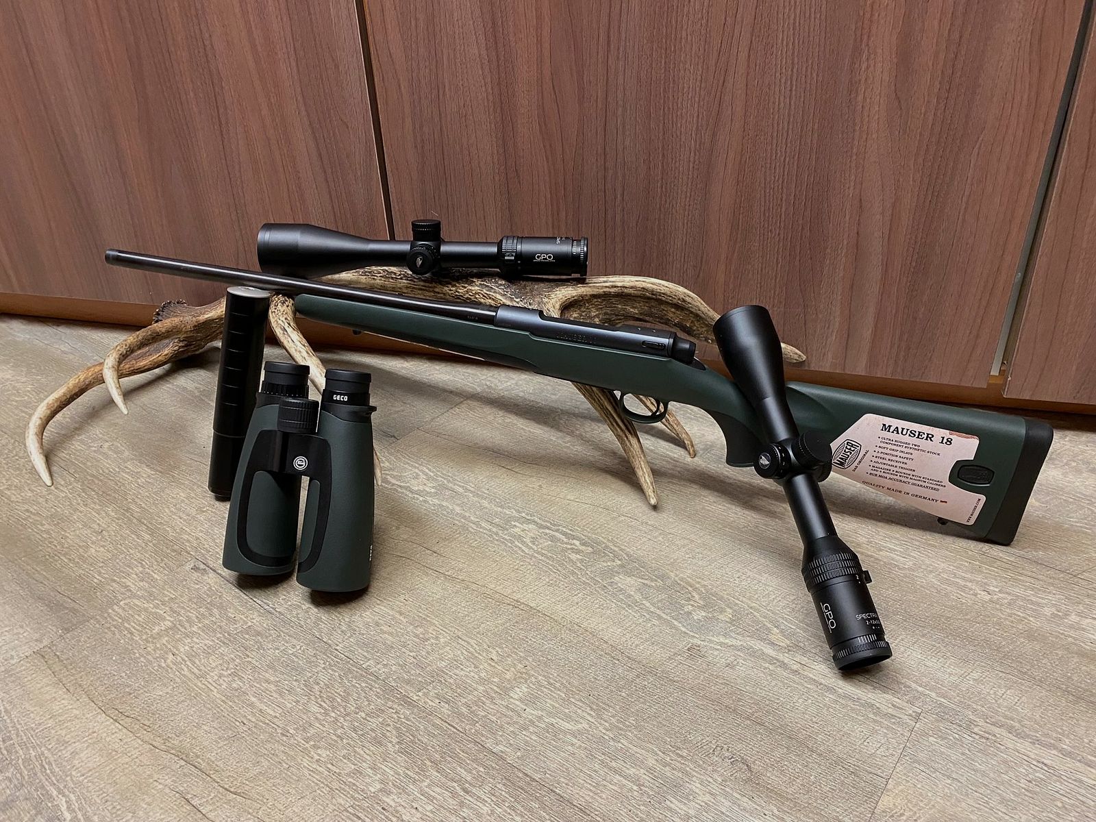 Mauser M18 Waldjagd, mit GPO Spectra 6x 2-12x50 oder Spectra 5x 3-15x56 (Zugriffe: 346)