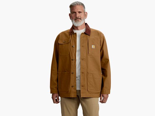 Carhartt Iconic C01 Rugged Flex™ Duck Chore Coat Hombres Carhartt Marrón XL