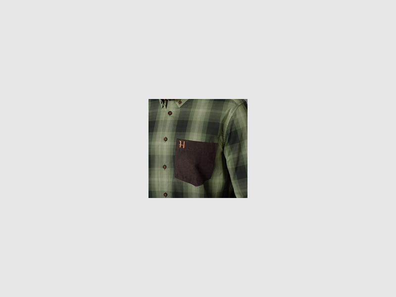 Härkila Akkan Langarmshirt – Duffel Green, Bild 5 von 6