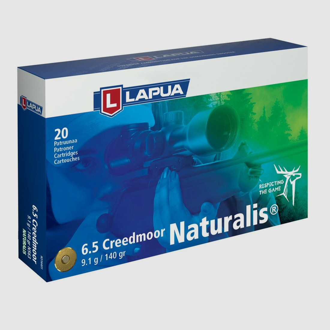 Lapua 6,5x55SE Naturalis 9,1g - 140gr.