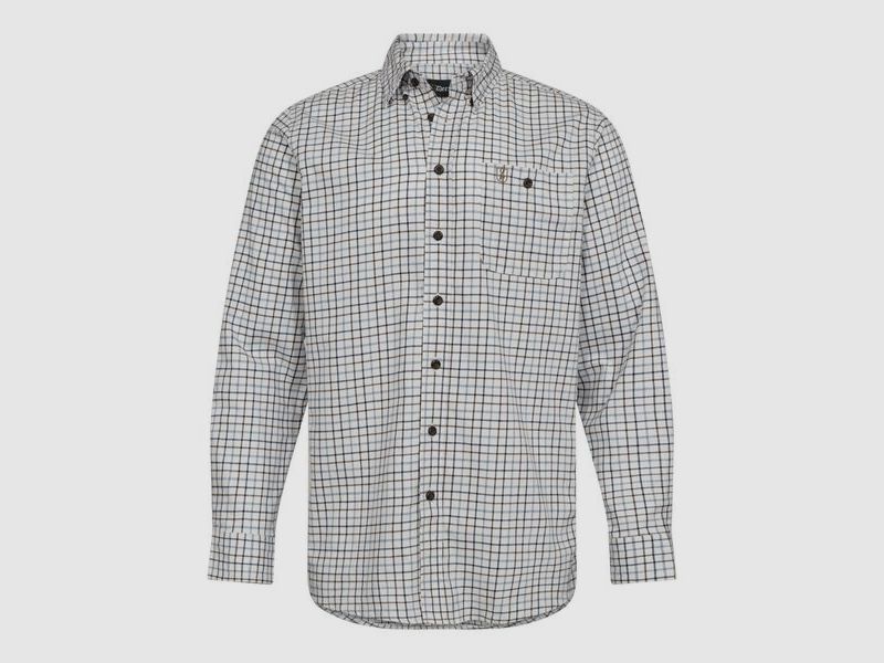 Deerhunter Gavin Skjorte Blue Check, billede 1 af 7