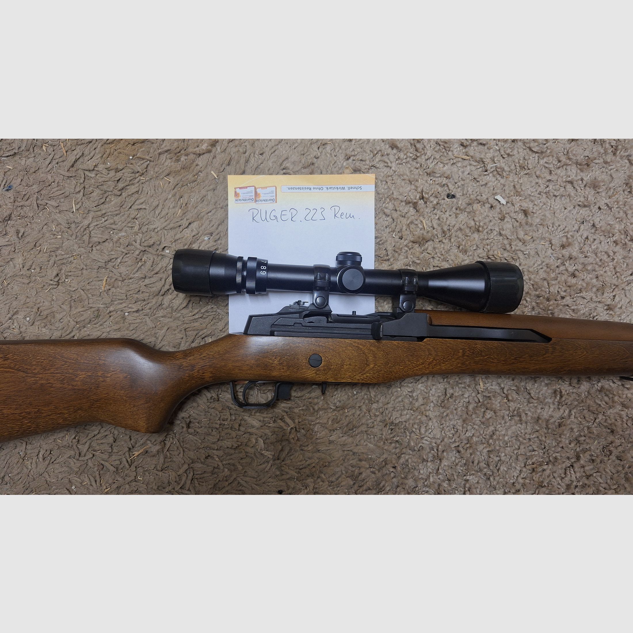 Ruger Mini, 223 Rem, semi-automatisch