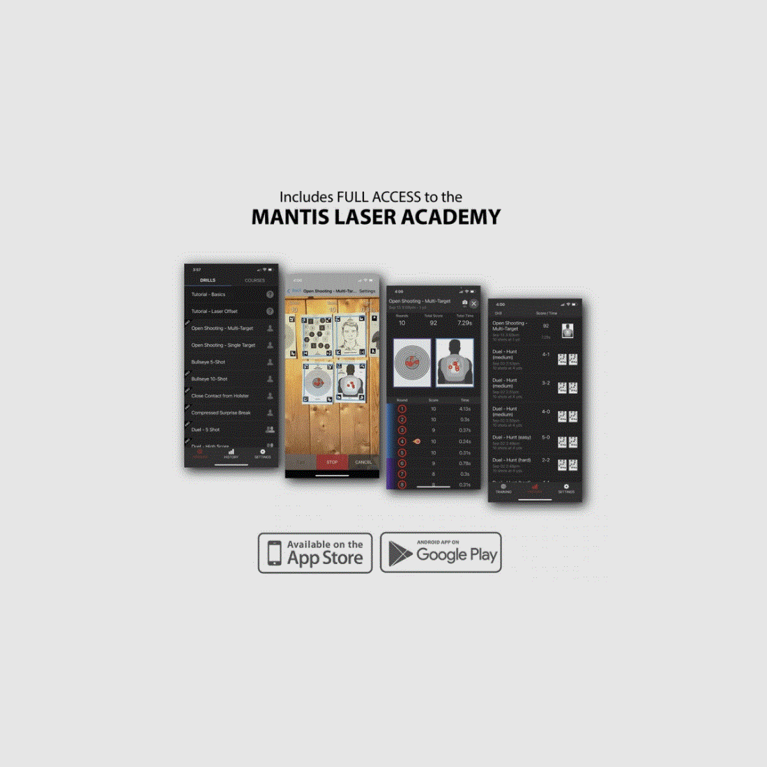 Mantis Laser Academy Kit di Allenamento – Portatile