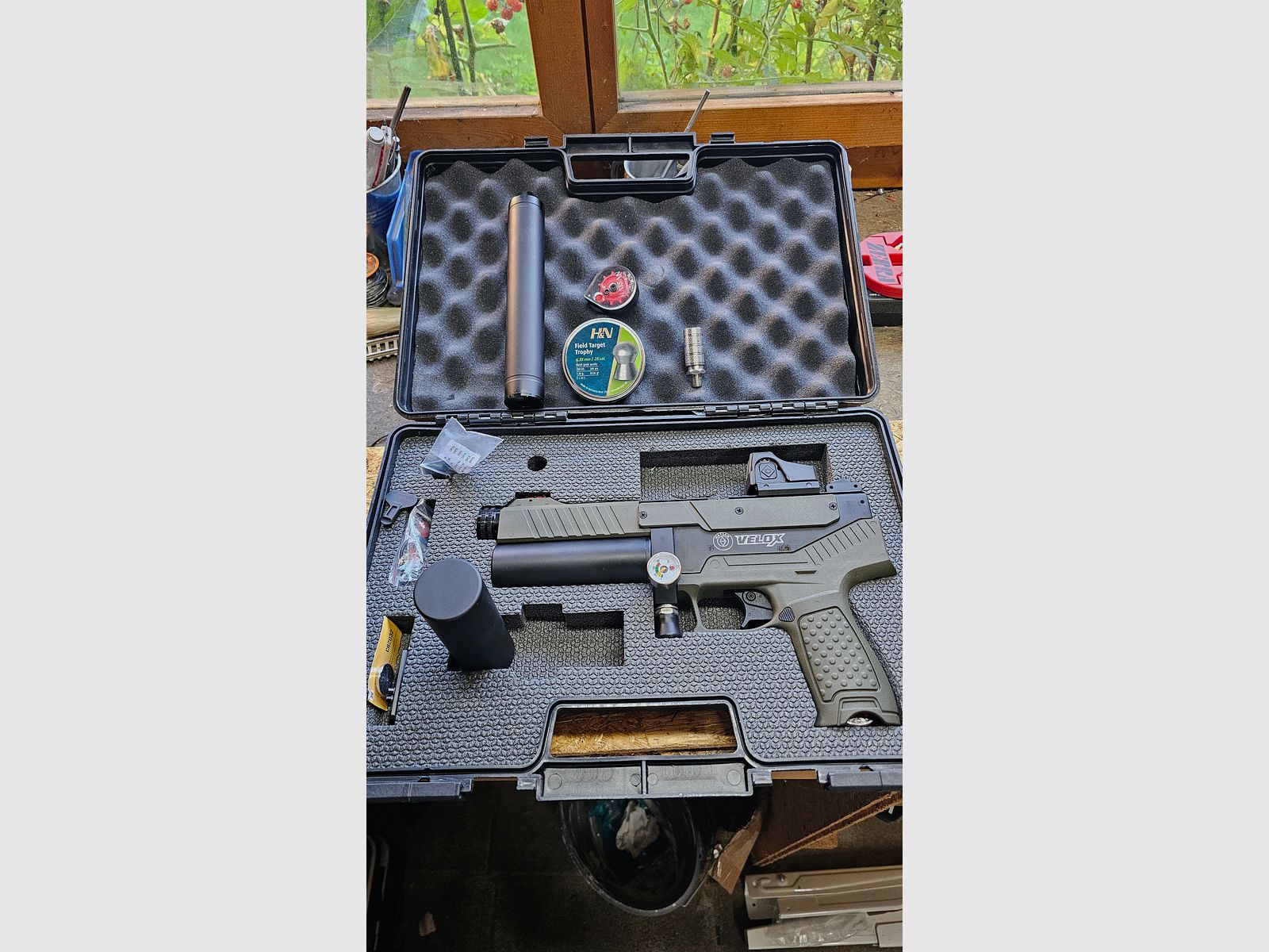 Hatsan PCP Pistole VELOX, Kaliber 25