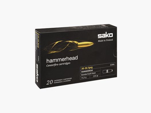 HAMMERHEAD - SAKO | .308 Win, 11.7 g, Box of 20