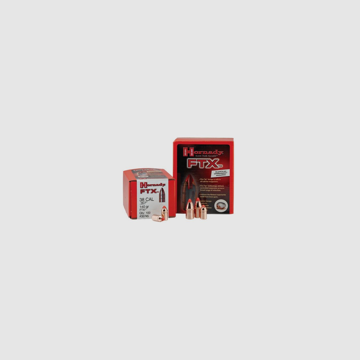 HORNADY Kogels FTX 458" 325GR 50St., afbeelding 3 van 3