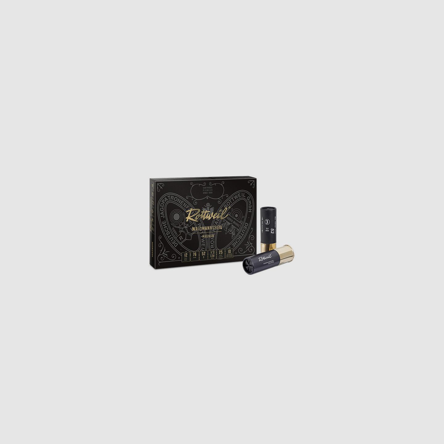Rottweil Waidmannsheil Magnum - 12/76 - No. 2 - 3.7mm - 52g