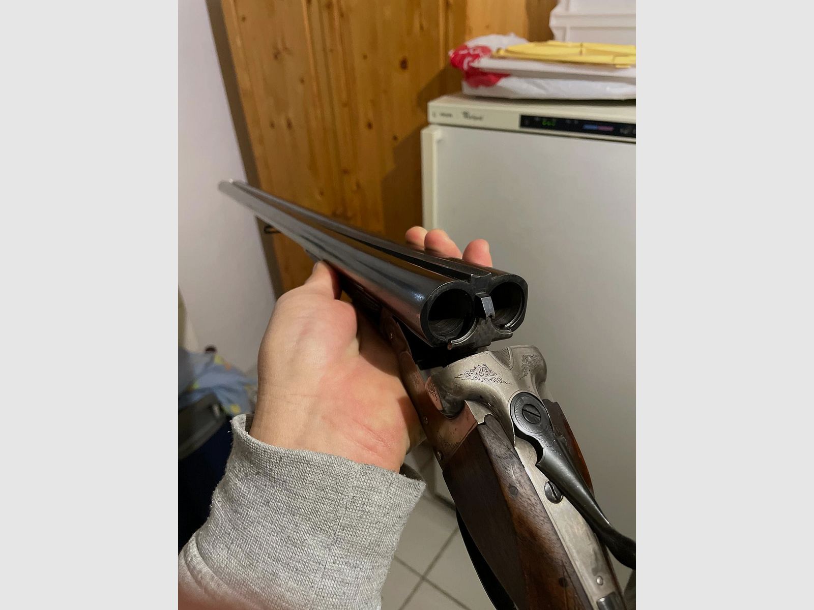 Doppelflinte Acier Comprime 12/70