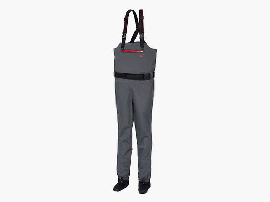 DAM EFFZET – DRYZONE BREATHABLE CHEST WADER STOCKINGFOOT Grey Black