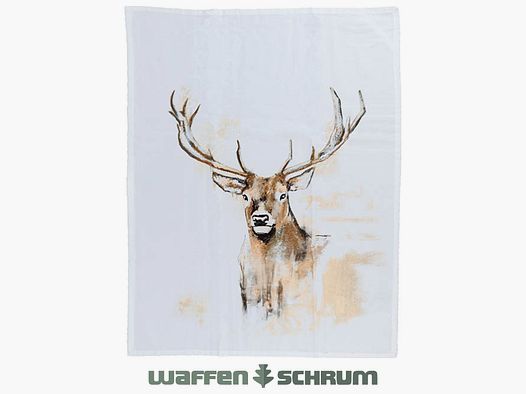 AKAH Geschirrtuch Hirsch 50x70 cm