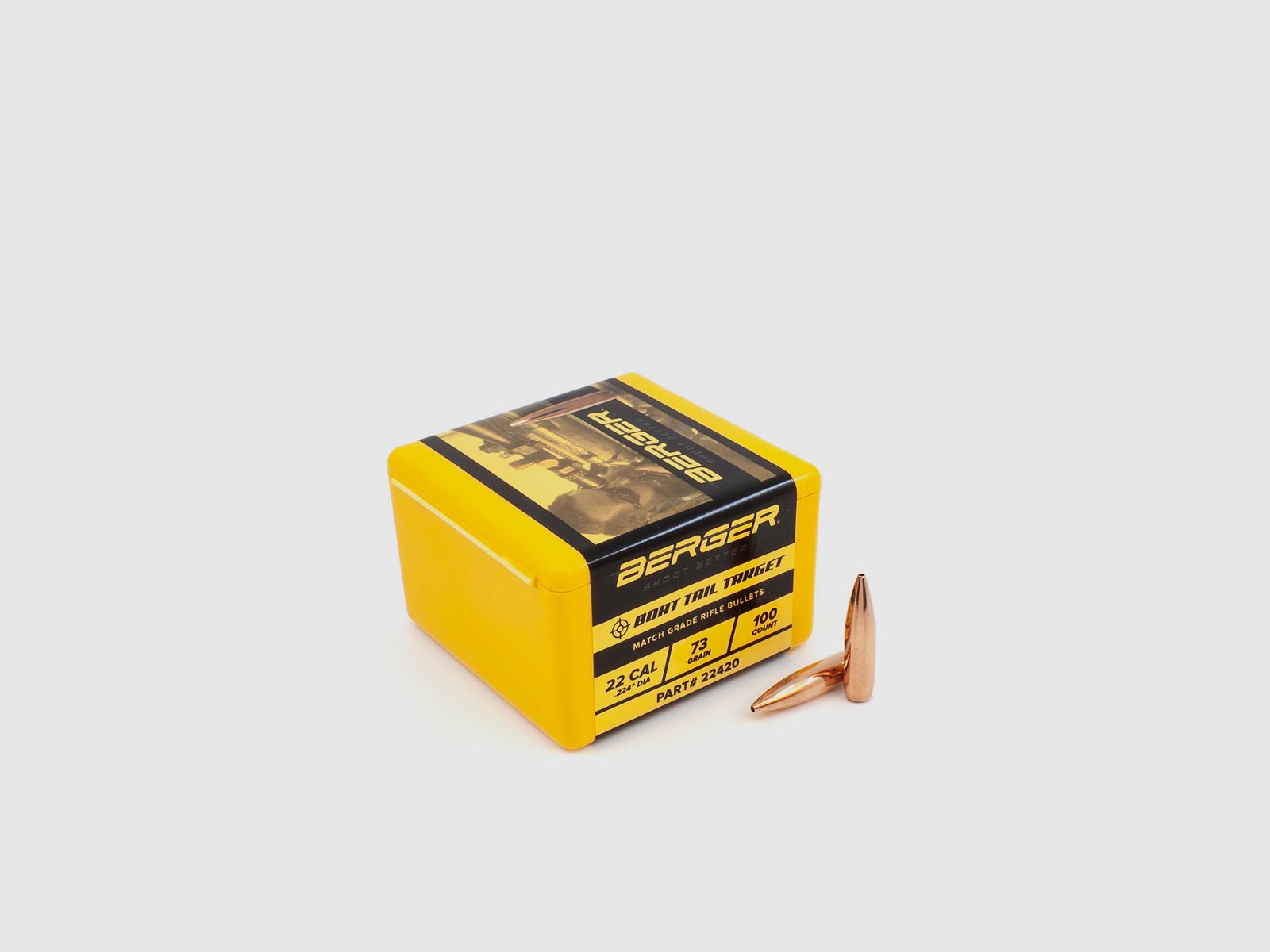 Berger Geschoss .22 BT Target 73GR 1000 Stück