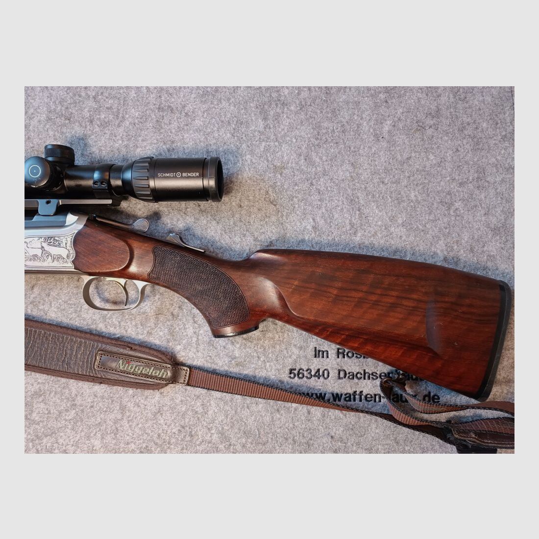 Merkel Suhl B3 Jagd Bockdoppelbüchse mit ZF S&B Zenith 1,5-6x42