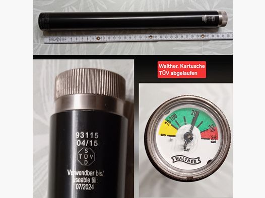 Pressluftkartusche Walther