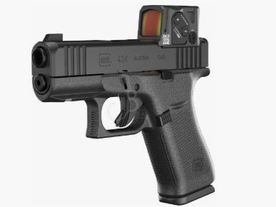 PISTOLA GLOCK MOD.43X CAL. 9 LUGER A-CUT COA COMBO FS +1C