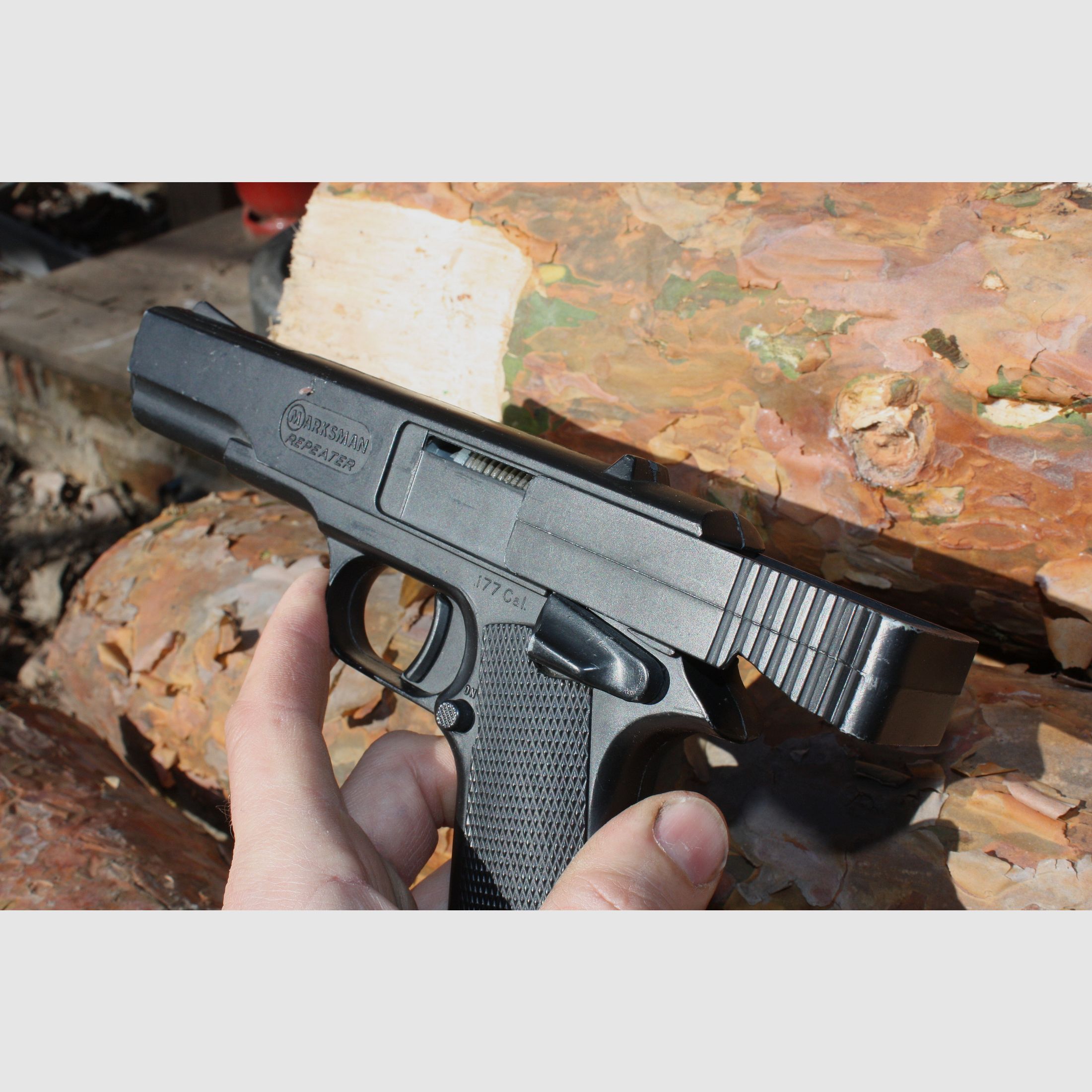 Vintage Marksman Repeater .177 (4,5 mm) Luftpistole – Los Angeles USA – Bastler -  ältere US-Produktion (1960er–1970er)