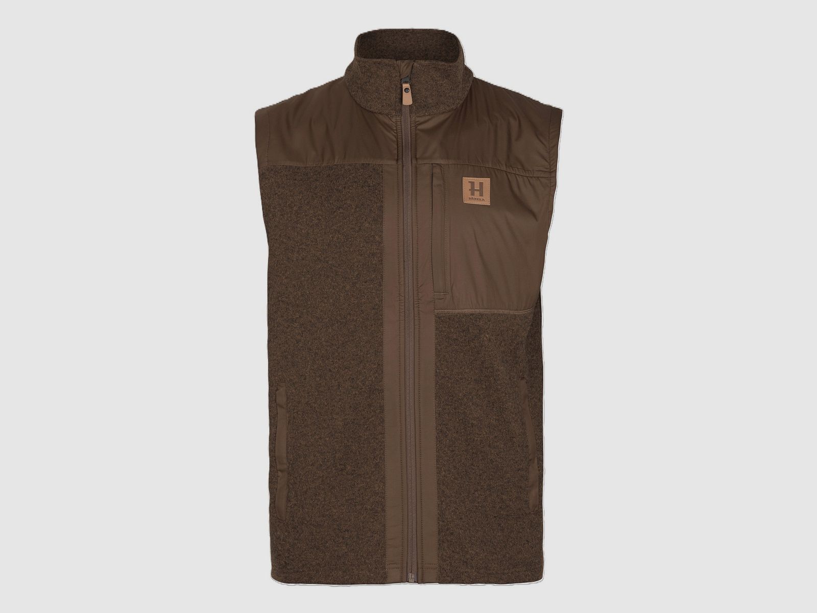 Härkila Kalix Fleece Waistcoat - Dark earth, afbeelding 1 van 10