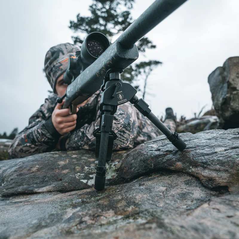 Spartan Precision Equipment Javelin Pro Hunt Tac Standard Bipod® Carbon Due-Piedi con MagnaSwitch™ - senza adattatore, immagine 9 di 16
